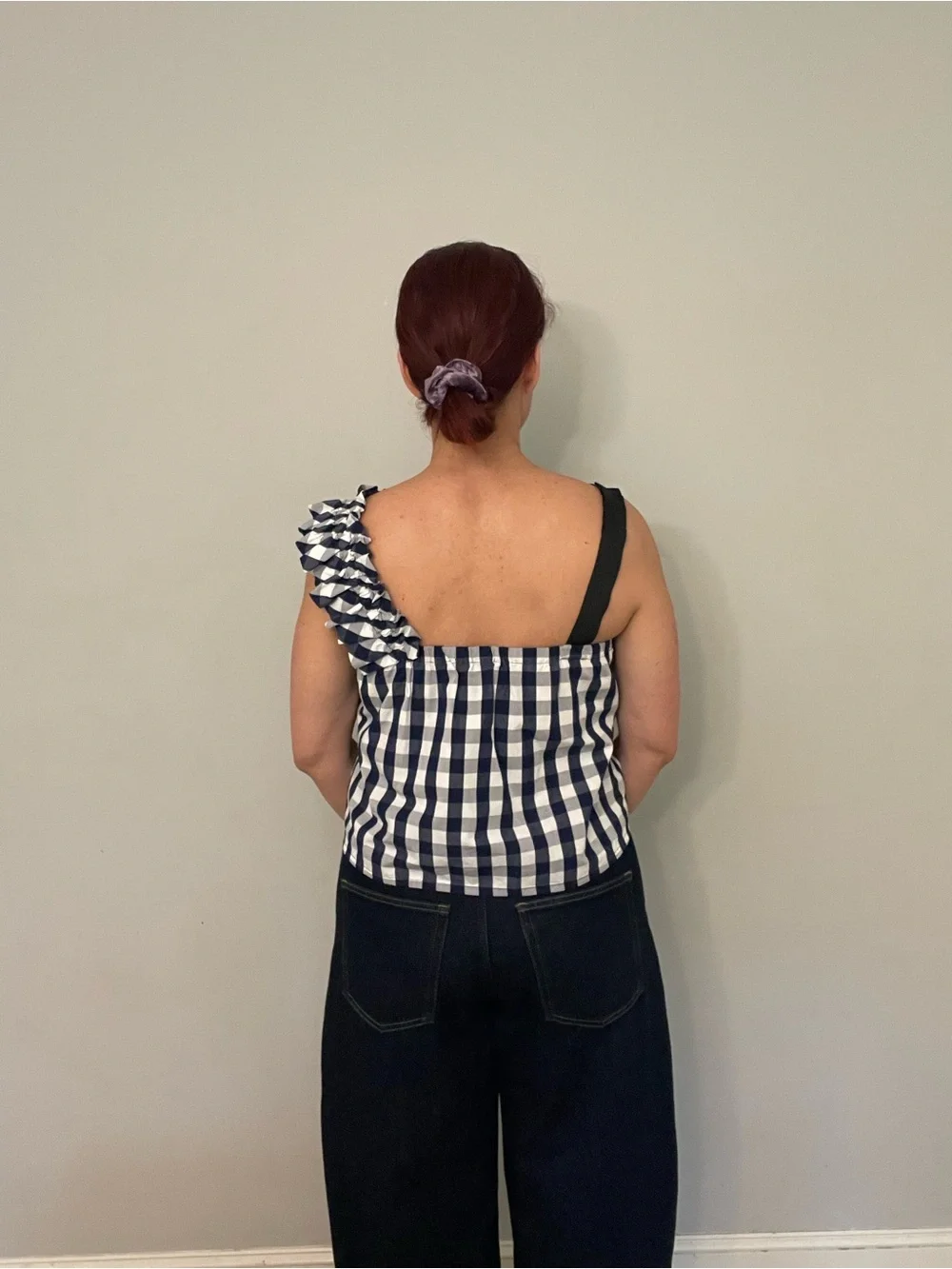 Tao Cropped Asymmetrical Ruffled Top - Picture 3 of 10